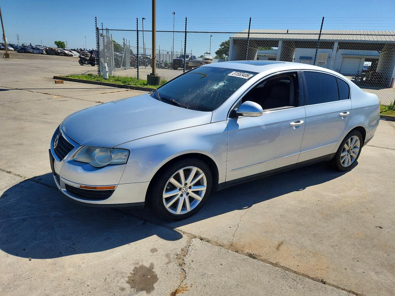 2006 Volkswagen Passat 2.0T, VIN WVWEK73C16P091486 — Пожар в салоне