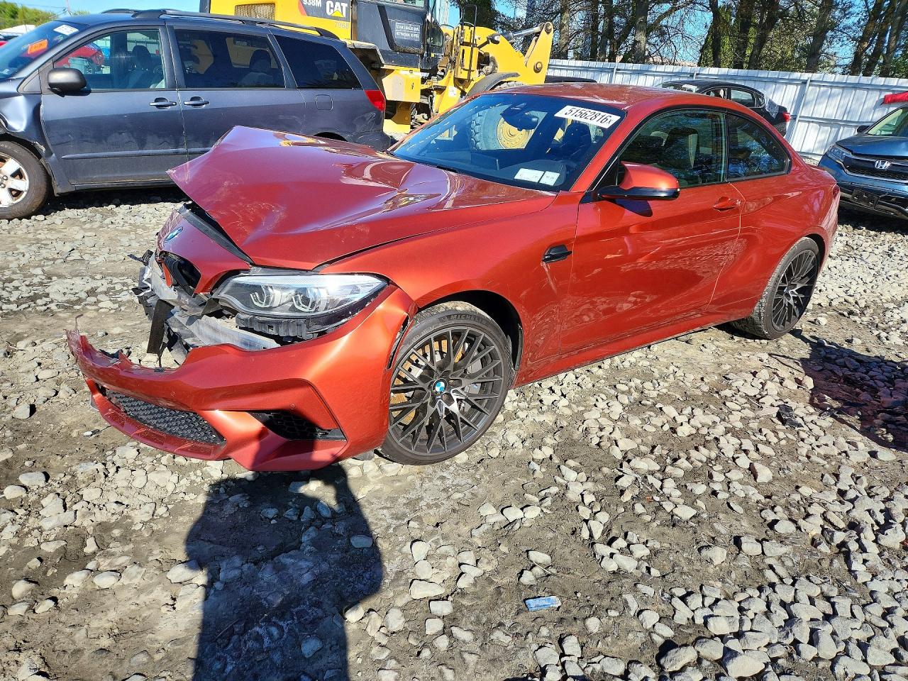 2019 BMW M2 Competition, VIN WBS2U7C51KVB09307 — Перед