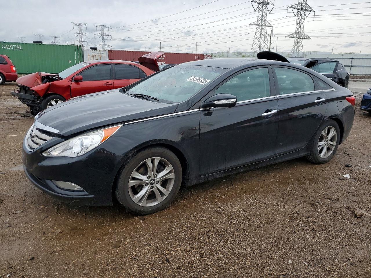 2011 Hyundai Sonata Limited, VIN 5NPEC4AC8BH292581 — Front end