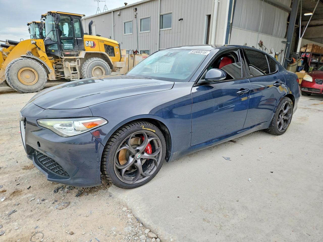 2019 Alfa Romeo Giulia Ti Sport, VIN ZARFANBN2K7600421 — Side