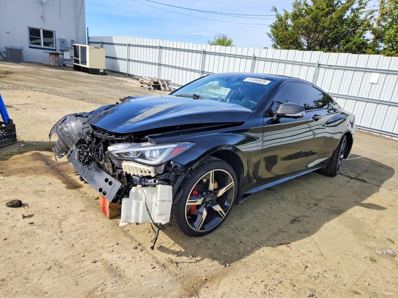 2021 Infiniti Q60 Red Sport 400, VIN JN1FV7LL2MM560341 — Front end