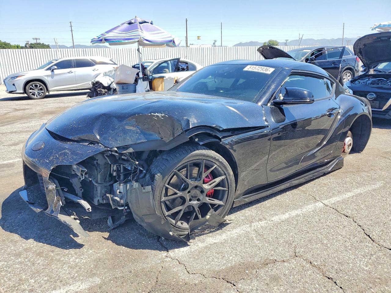 2025 Toyota Supra Premium, VIN WZ1DB0G01SW070657 — Front end