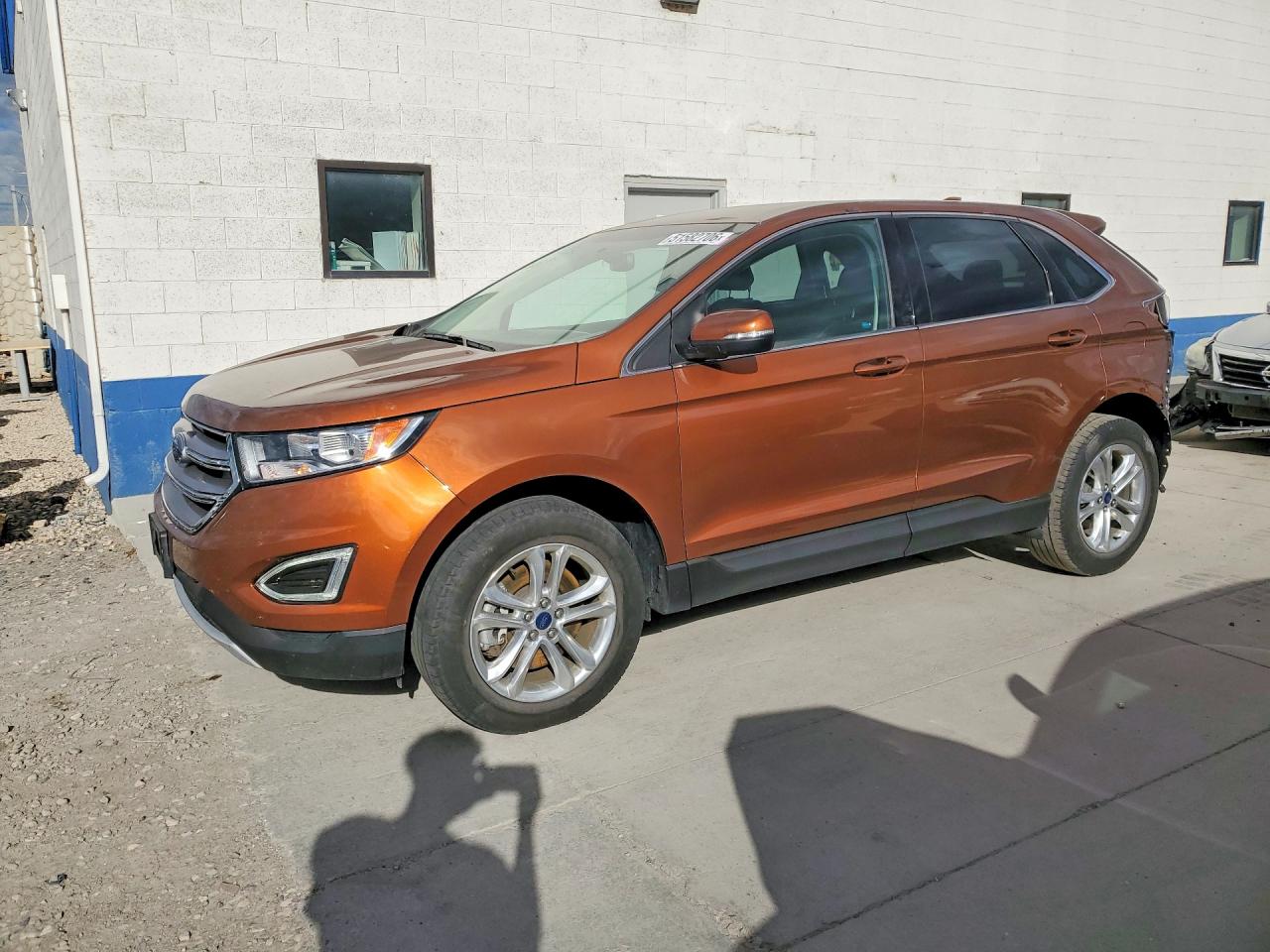 2017 Ford Edge SEL, VIN 2FMPK4J86HBB46557 — Rear end