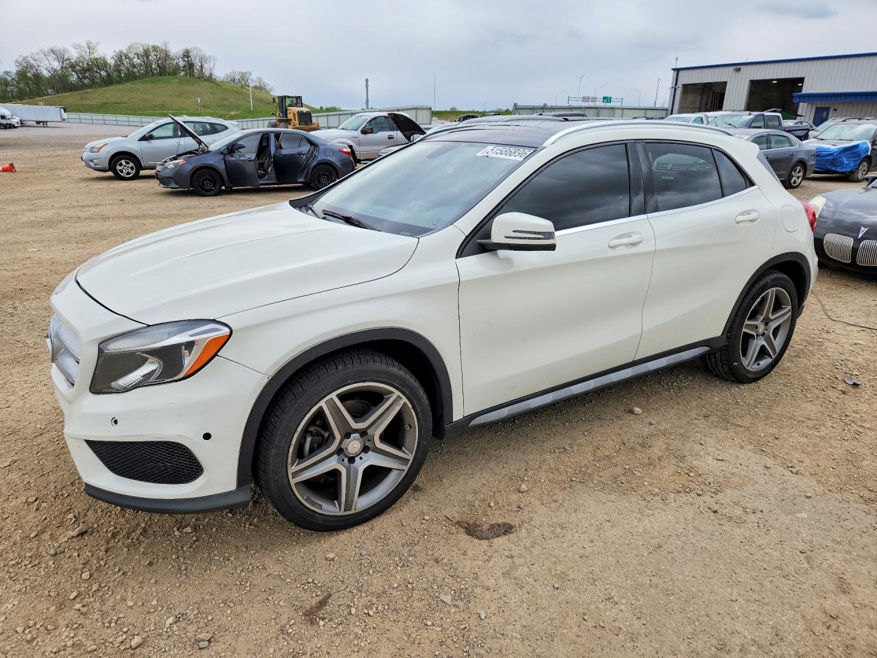 2015 Mercedes-Benz GLA 250, VIN WDCTG4GB3FJ078910 — Hail