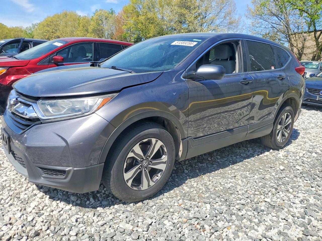 2017 Honda CR-V LX, VIN 2HKRW6H37HH217289 — Frame damage