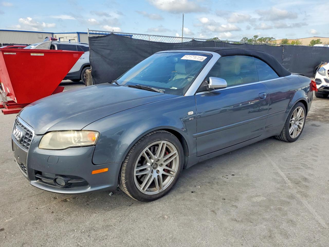 2008 Audi S4, VIN WUARL48H08K900156 — Зад