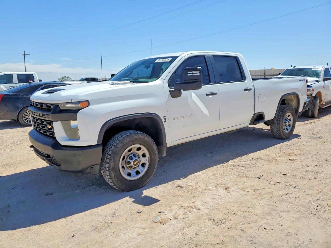 2021 Chevrolet Silverado 3500HD Work Truck, VIN 1GC4YSEY7MF113306 — Rear end