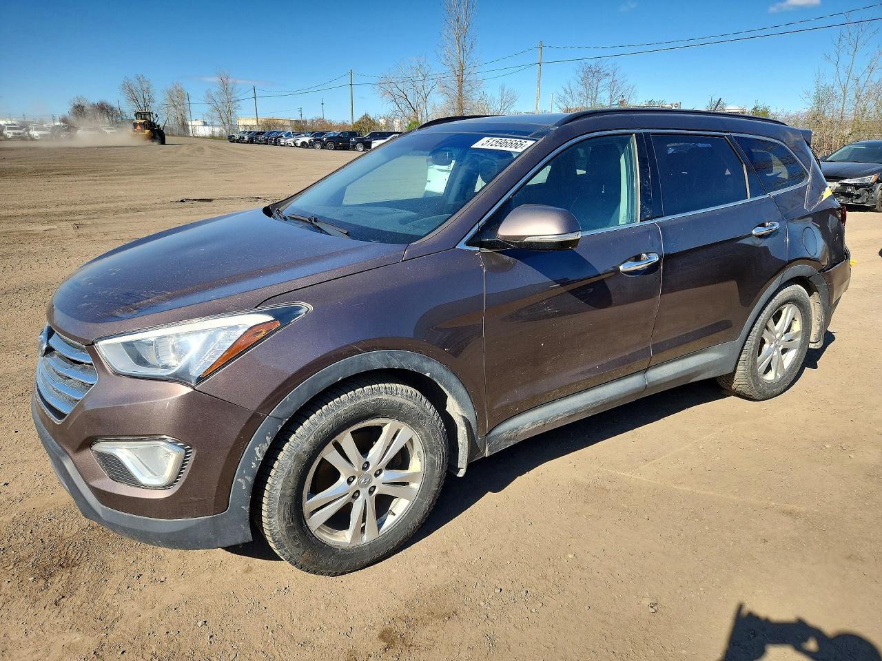 2013 Hyundai Santa Fe GLS, VIN KM8SNDHF5DU001343 — Rear end