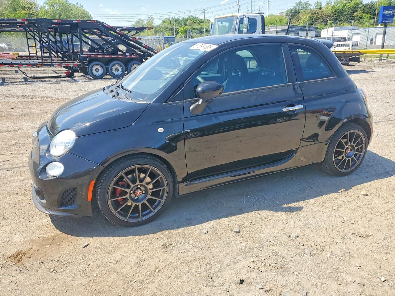 2015 FIAT 500 Abarth, VIN 3C3CFFFH1FT501183 — Front end