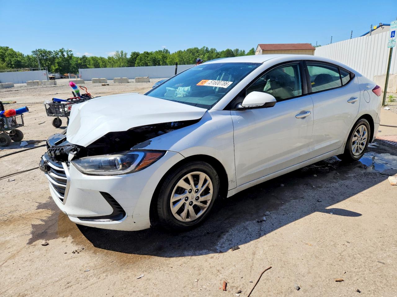 2017 Hyundai Elantra SE, VIN 5NPD74LF2HH205208 — Front end