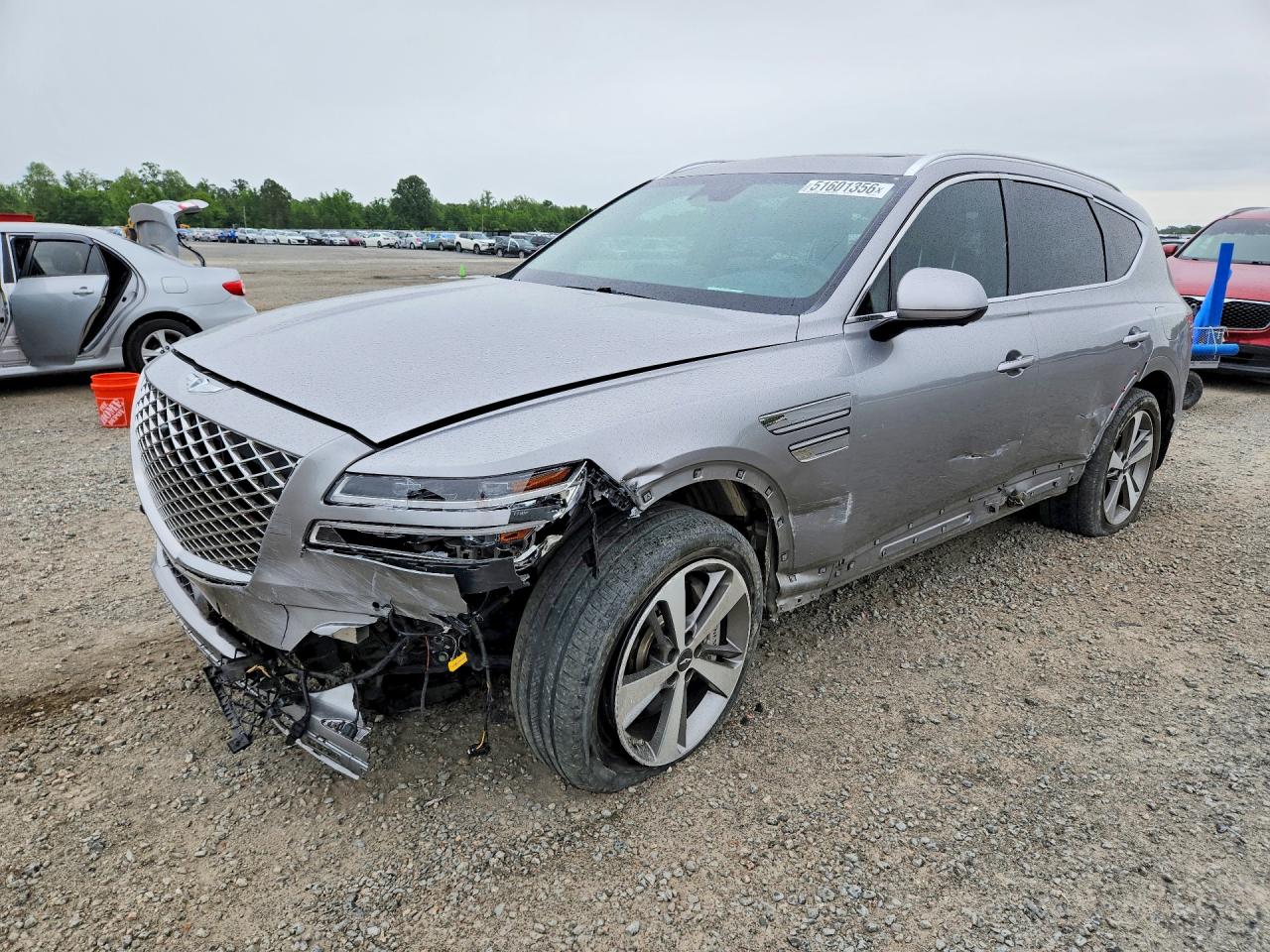 2023 Genesis GV80, VIN KMUHCESC5PU116647 — Front end