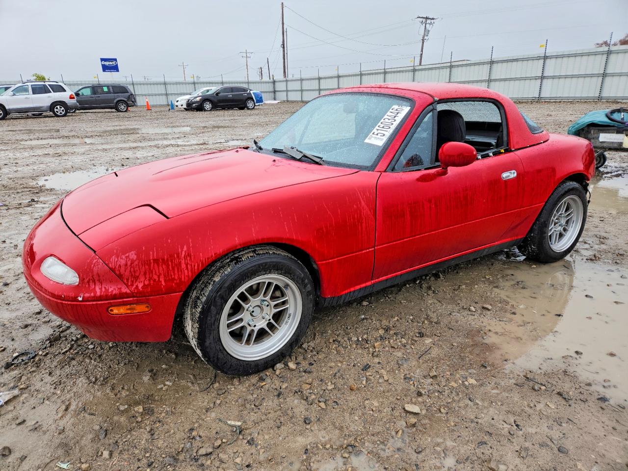 1995 Mazda MX-5 Miata, VIN JM1NA353XS0615570 — Rear end