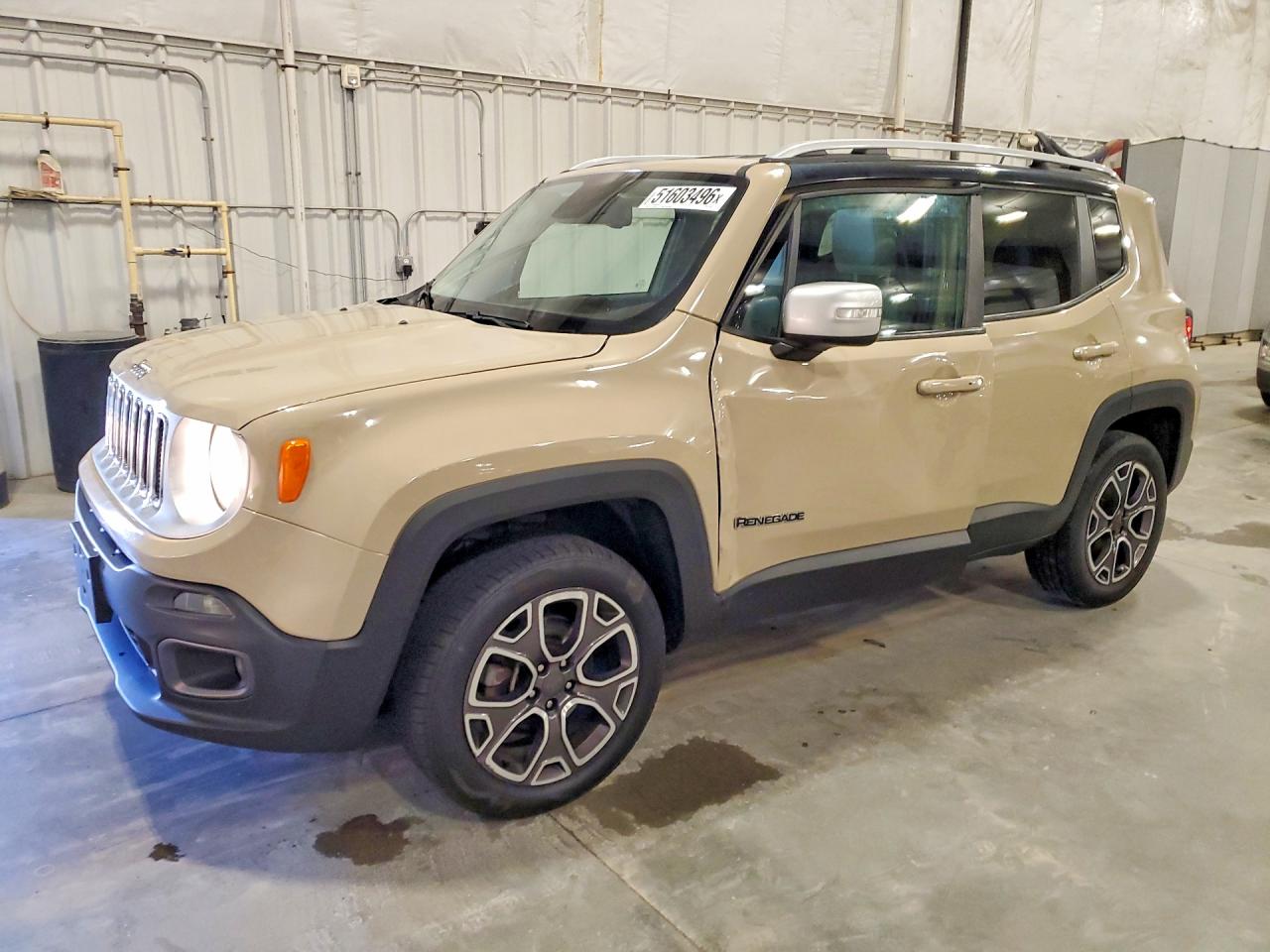 2016 Jeep Renegade Limited, VIN ZACCJBDT1GPC61362 — Side