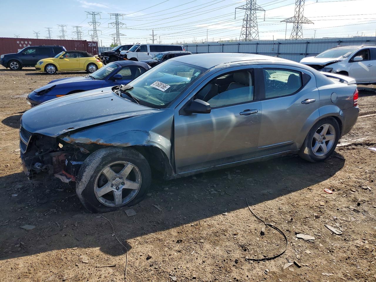 2008 Dodge Avenger SXT, VIN 1B3LC56K88N233005 — Front end