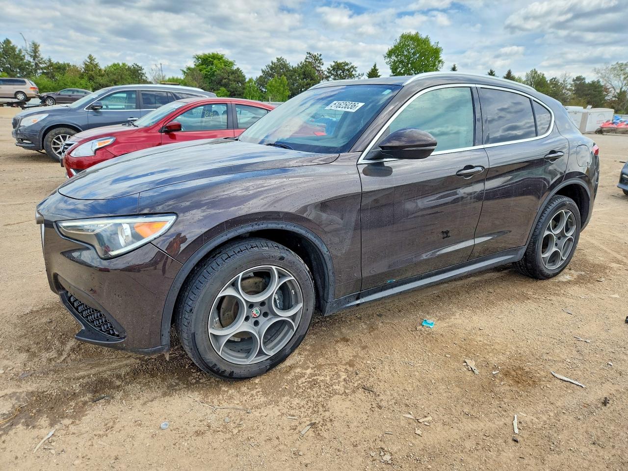 2018 Alfa Romeo Stelvio, VIN ZASFAKAN0J7C05198 — Hail