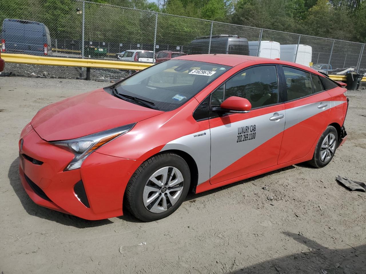 2018 Toyota Prius Two, VIN JTDKBRFU5J3590486 — Rear end
