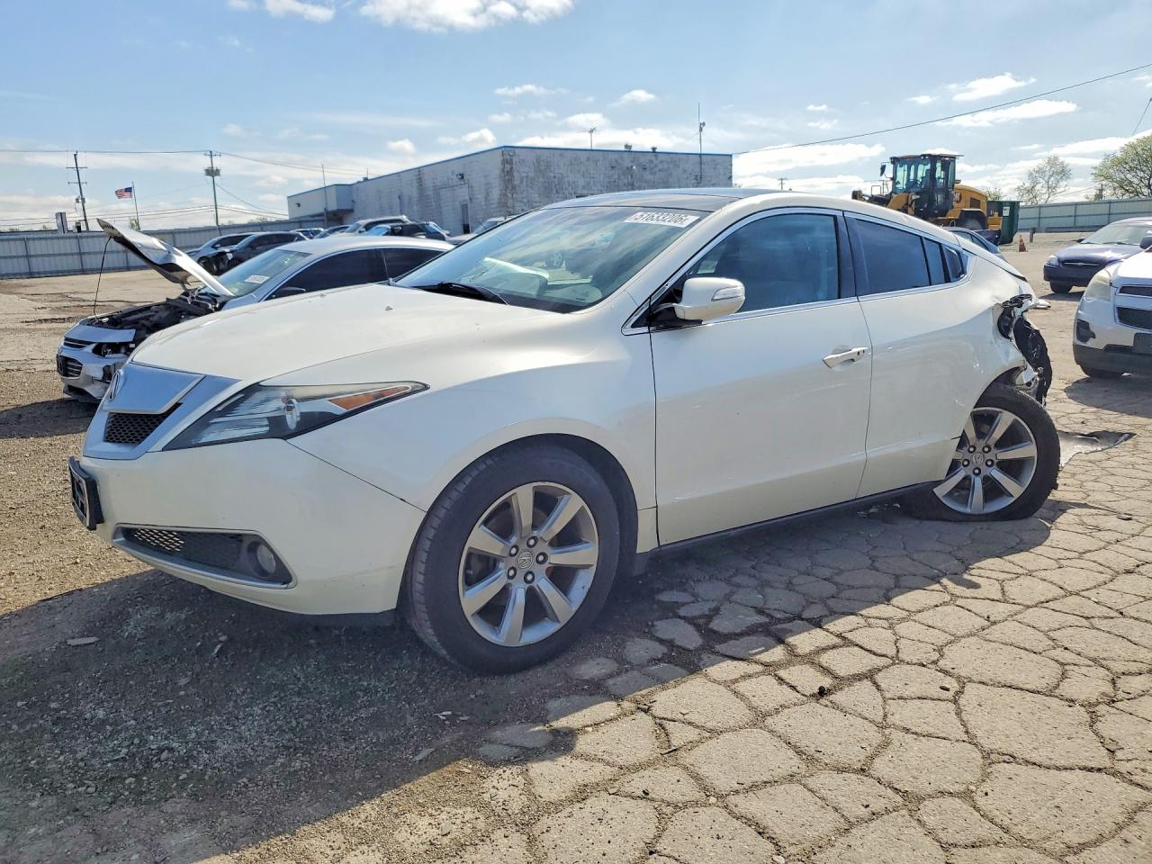 2012 Acura ZDX Technology, VIN 2HNYB1H49CH501103 — Rear end
