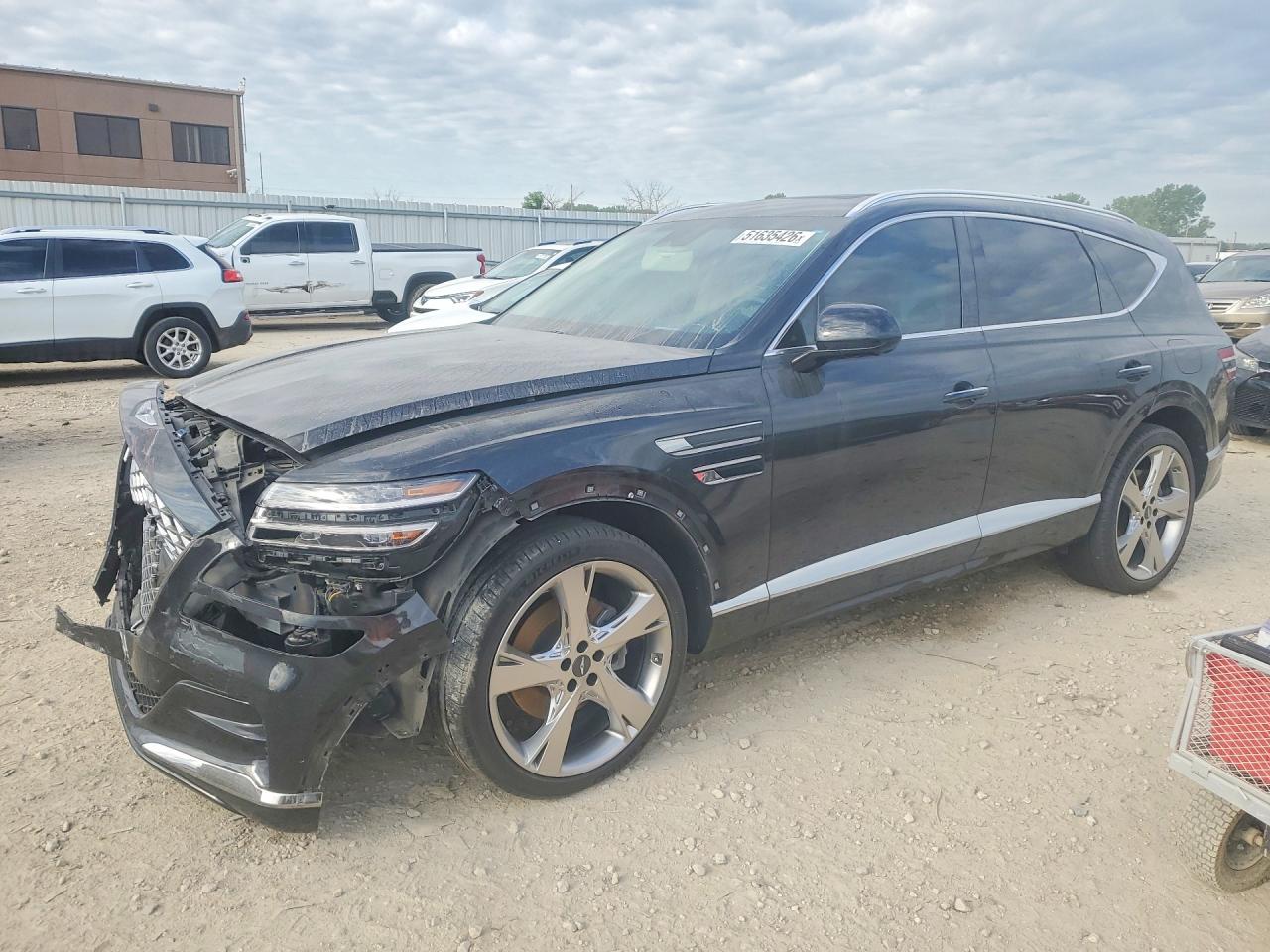 2021 Genesis GV80, VIN KMUHBDSB9MU053469 — Front end