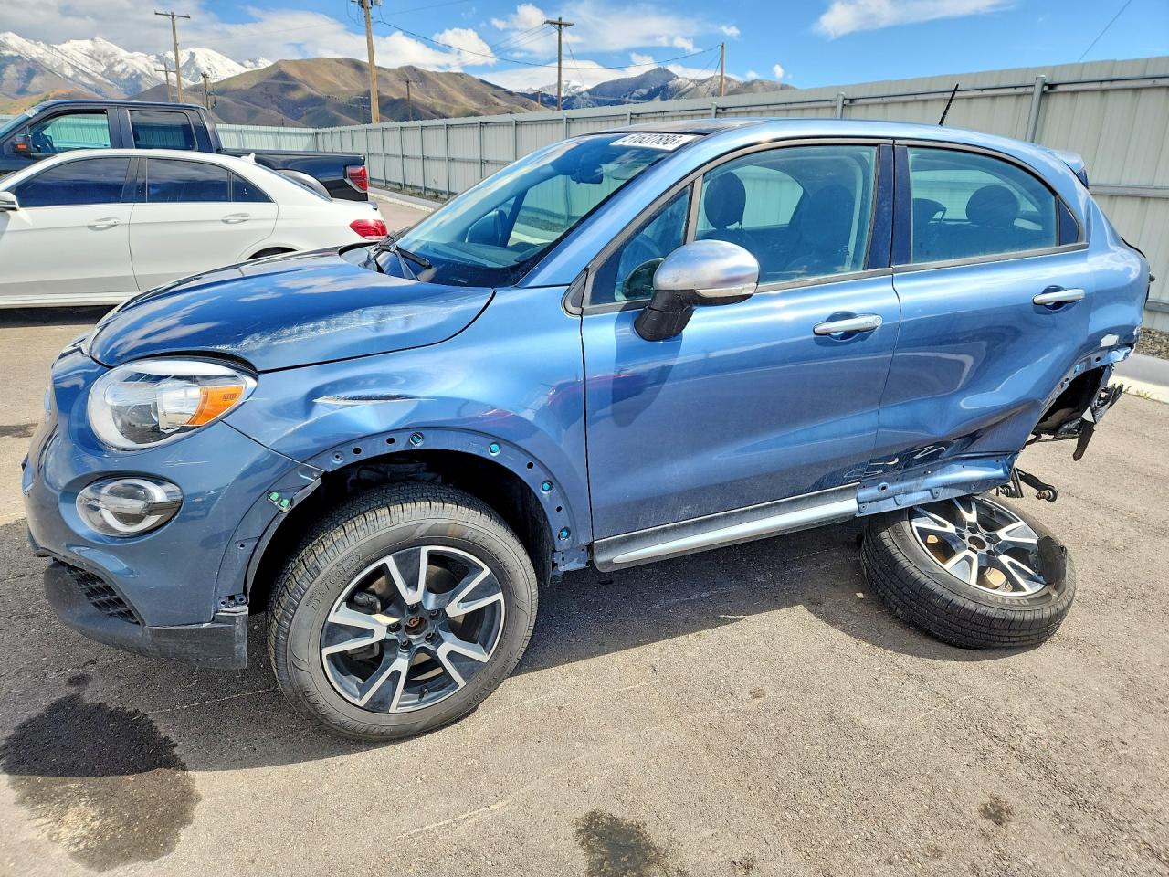 2019 FIAT 500X Pop, VIN ZFBNFYA15KP793643 — Rear end