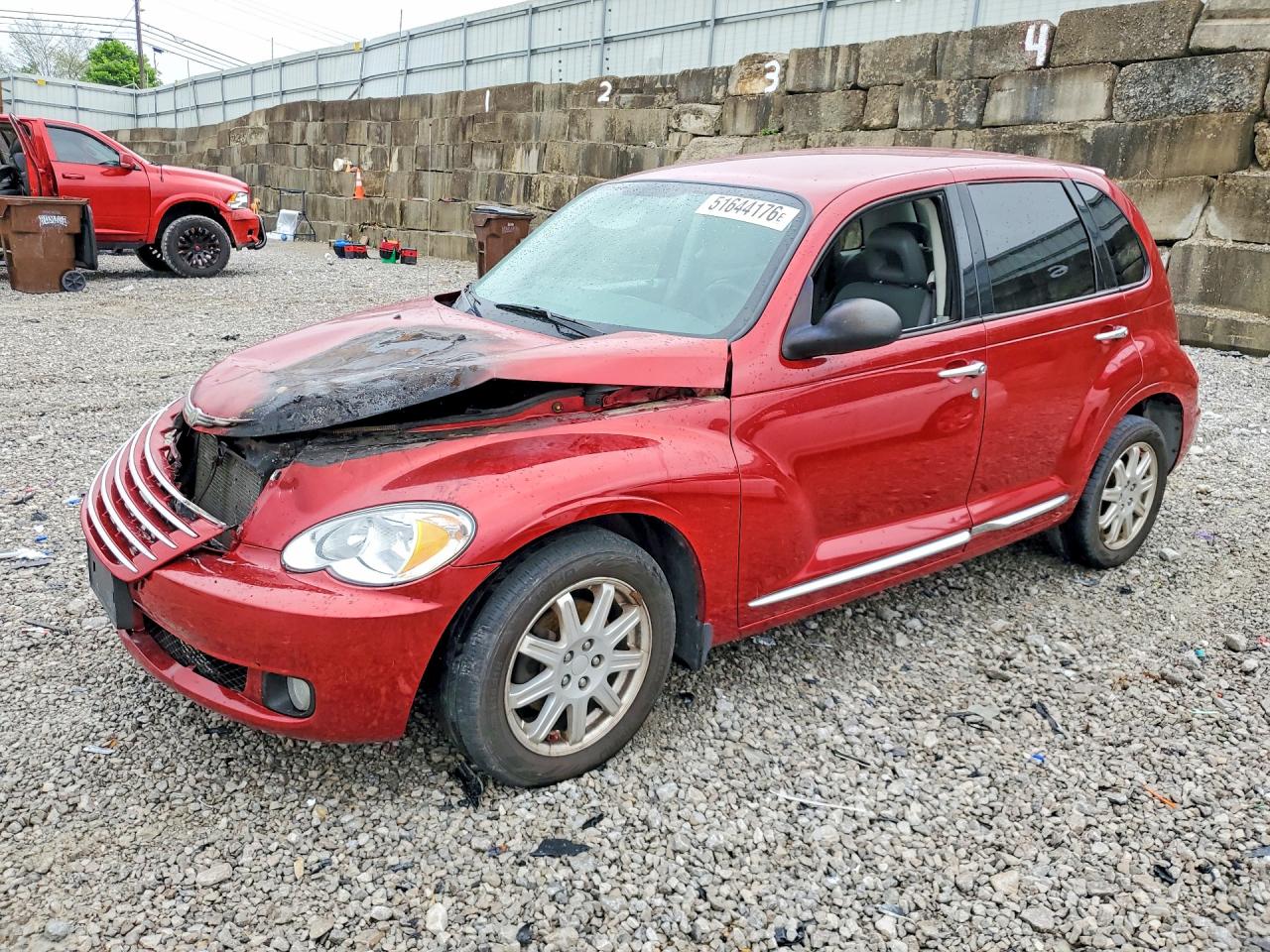 2010 Chrysler PT Cruiser, VIN 3A4GY5F90AT185384 — Engine fire