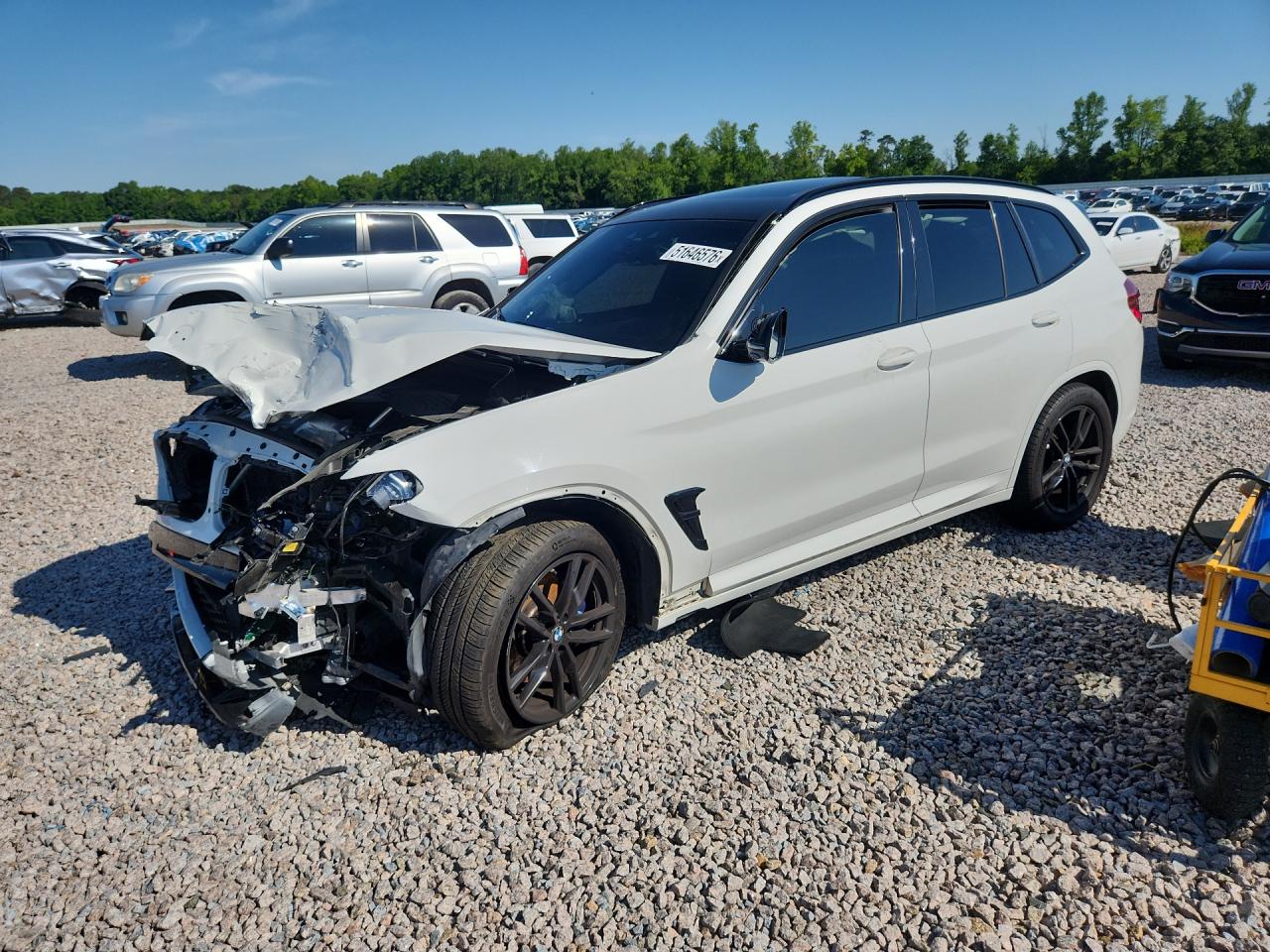 2021 BMW X3 M40i, VIN 5UXTY9C02M9E06595 — Front end