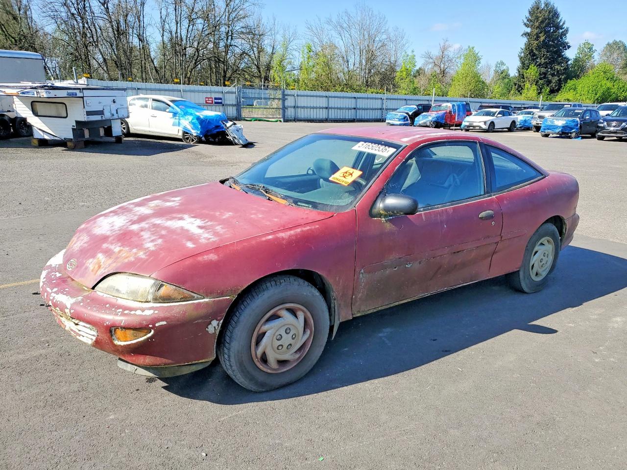1997 Chevrolet Cavalier RS, VIN 1G1JC1241VM147910 — Front end