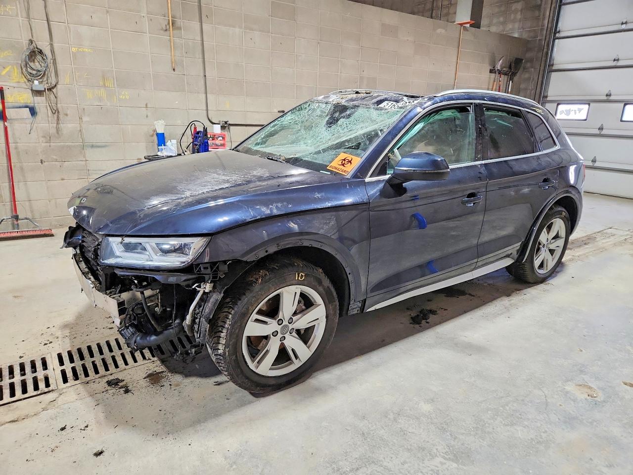 2019 Audi Q5 Premium Plus, VIN WA1BNAFY2K2093974 — Rollover