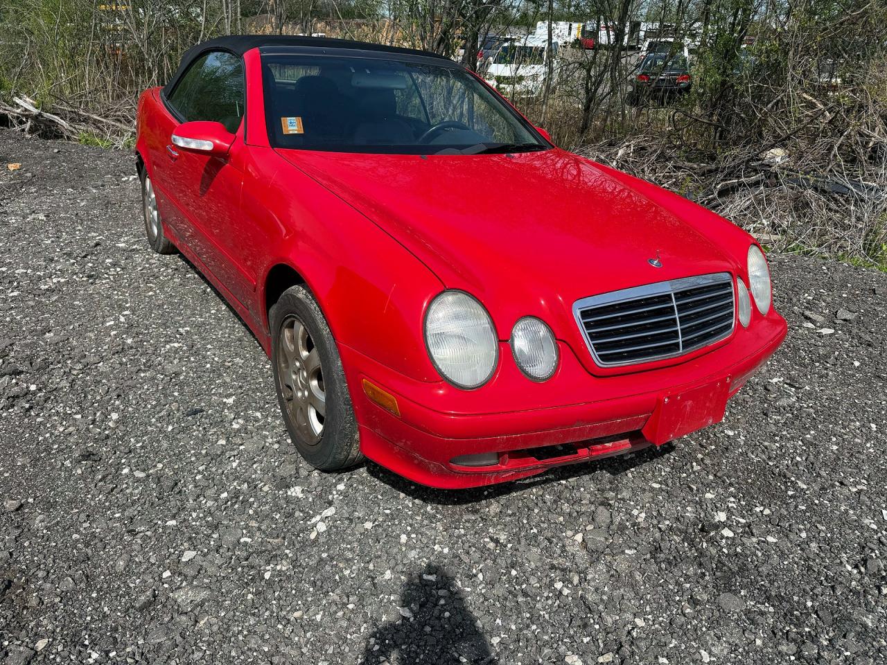 2000 Mercedes-Benz CLK 320/430, VIN WDBLK65G2YT034501 — Rear end