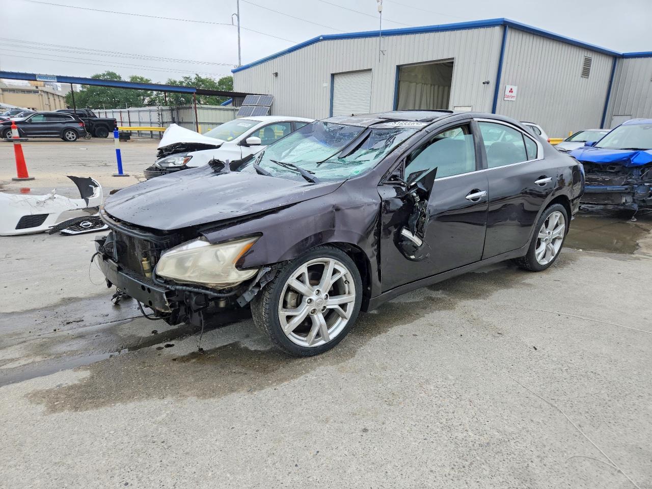 2012 Nissan Maxima SV, VIN 1N4AA5AP3CC849882 — Опрокидывание