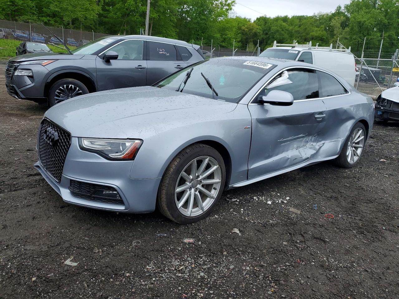 2016 Audi A5 Premium Plus, VIN WAUM2AFR9GA042174 — Side