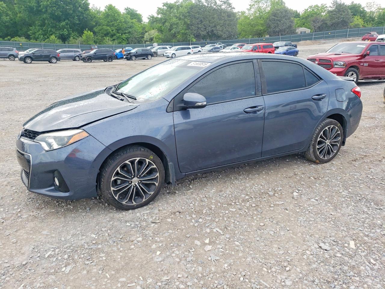 2016 Toyota Corolla S Plus, VIN 5YFBURHE1GP557713 — Rear end