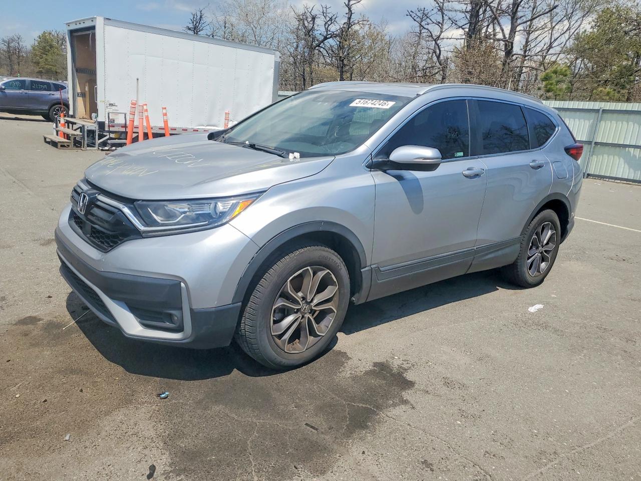 2020 Honda CR-V EX-L, VIN 2HKRW2H83LH698428 — Missing or altered VIN