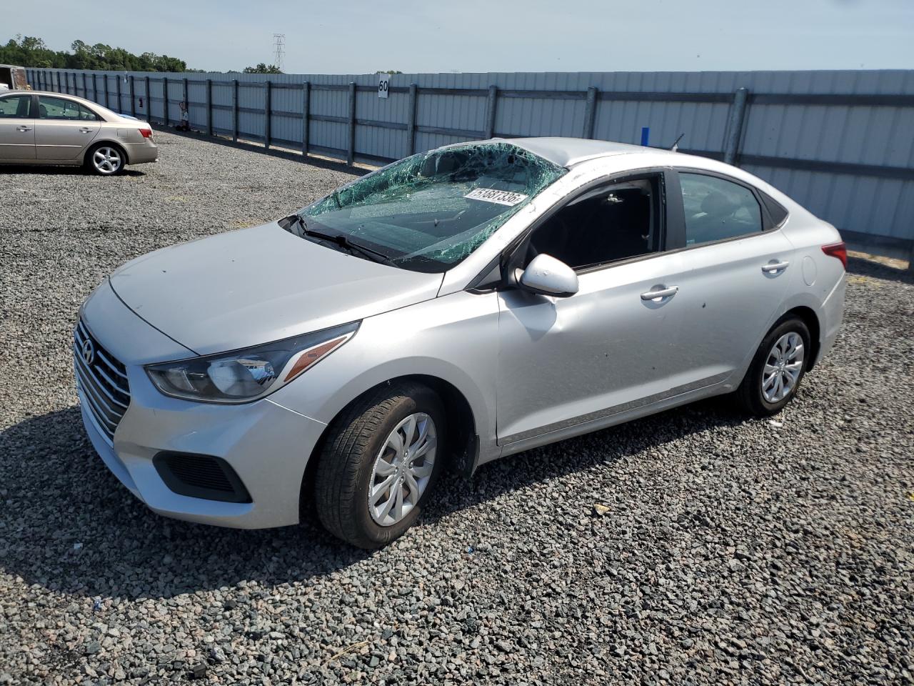 2022 Hyundai Accent SE, VIN 3KPC24A69NE166470 — Side