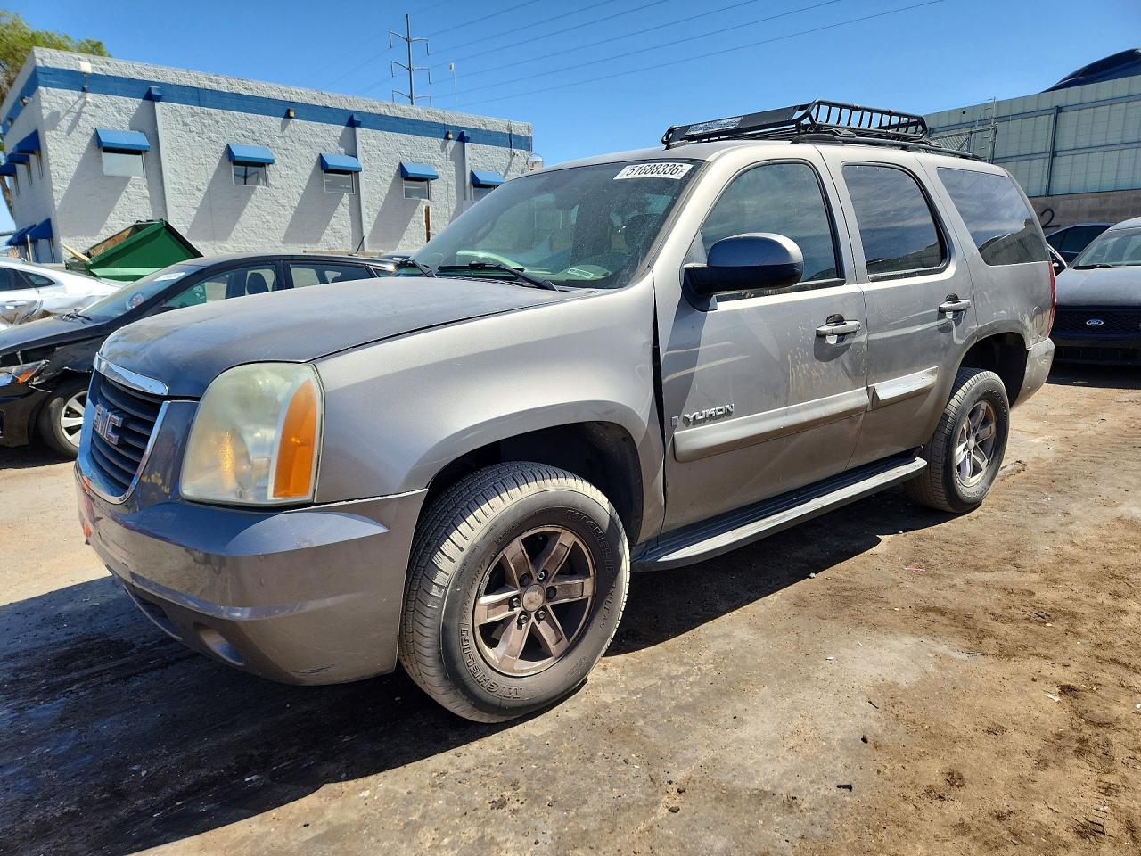 2007 GMC Yukon SLE, VIN 1GKFK13067R222428 — Rear end
