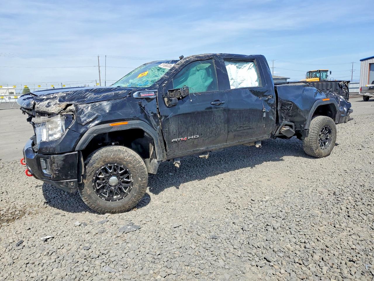 2022 GMC Sierra 2500HD AT4, VIN 1GT49PEYXNF245553 — Rollover