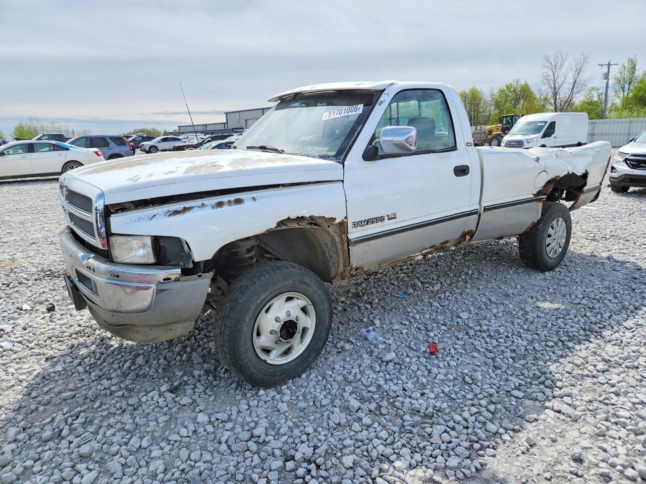 1996 Dodge 2500, VIN 1B7KF26W8TS654672 — Крыша