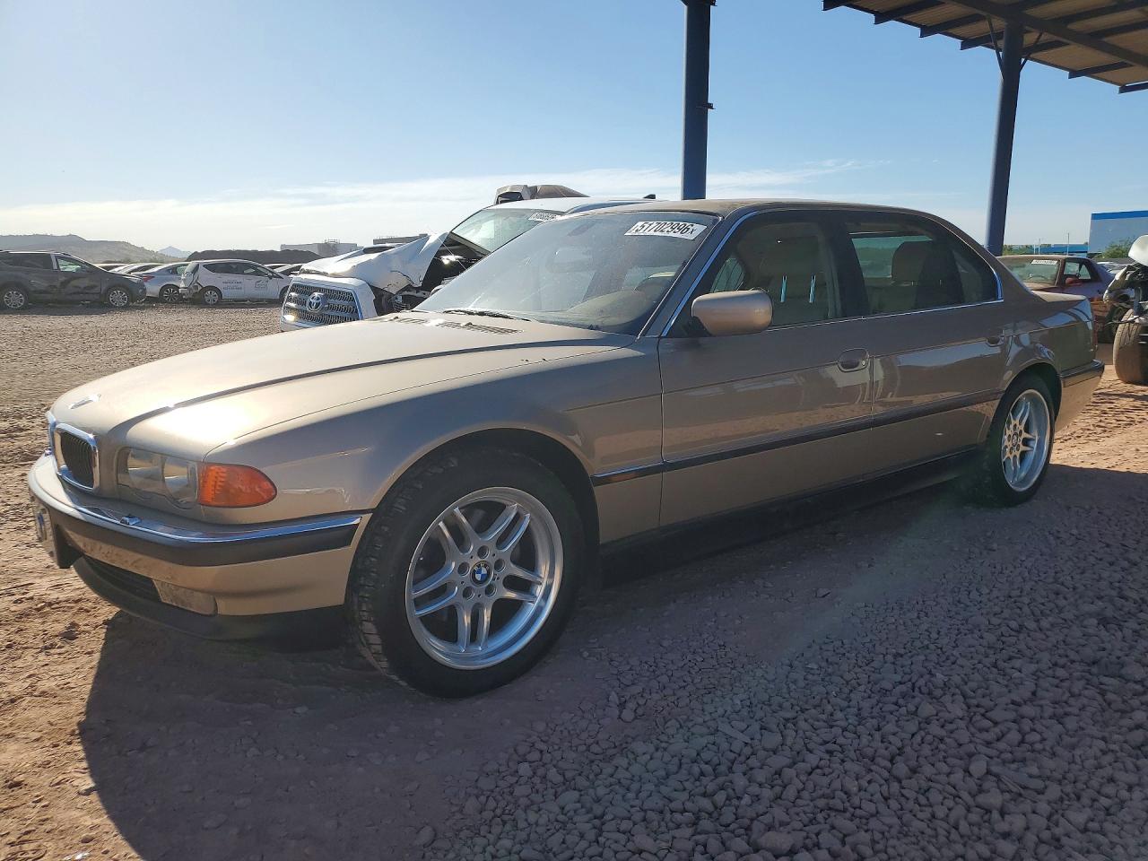 2000 BMW 7 Series 740iL, VIN WBAGH8343YDP14193 — Зад