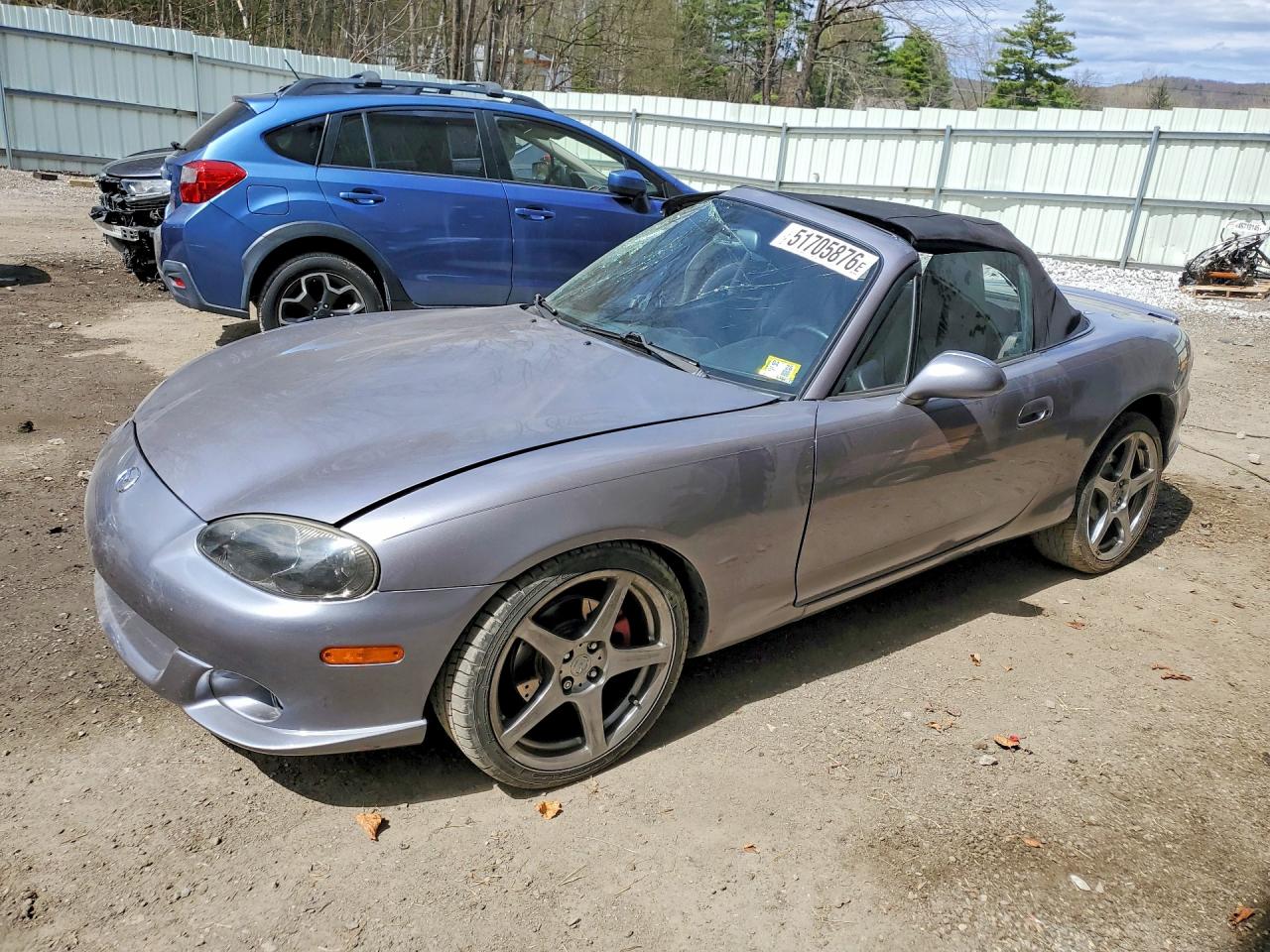 2004 Mazda MX-5 Miata Mazdaspeed, VIN JM1NB354440407385 — Side
