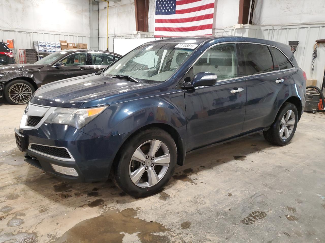 2013 Acura MDX Technology, VIN 2HNYD2H43DH503639 — Undercarriage