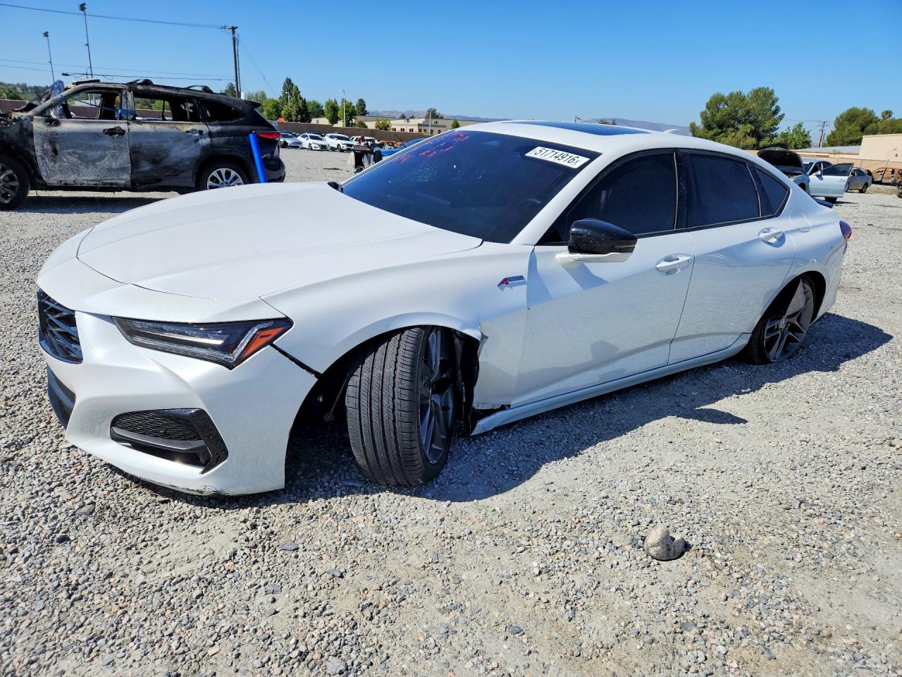 2025 Acura TLX w/A-Spec Package, VIN 19UUB6F56SA004280 — Бок