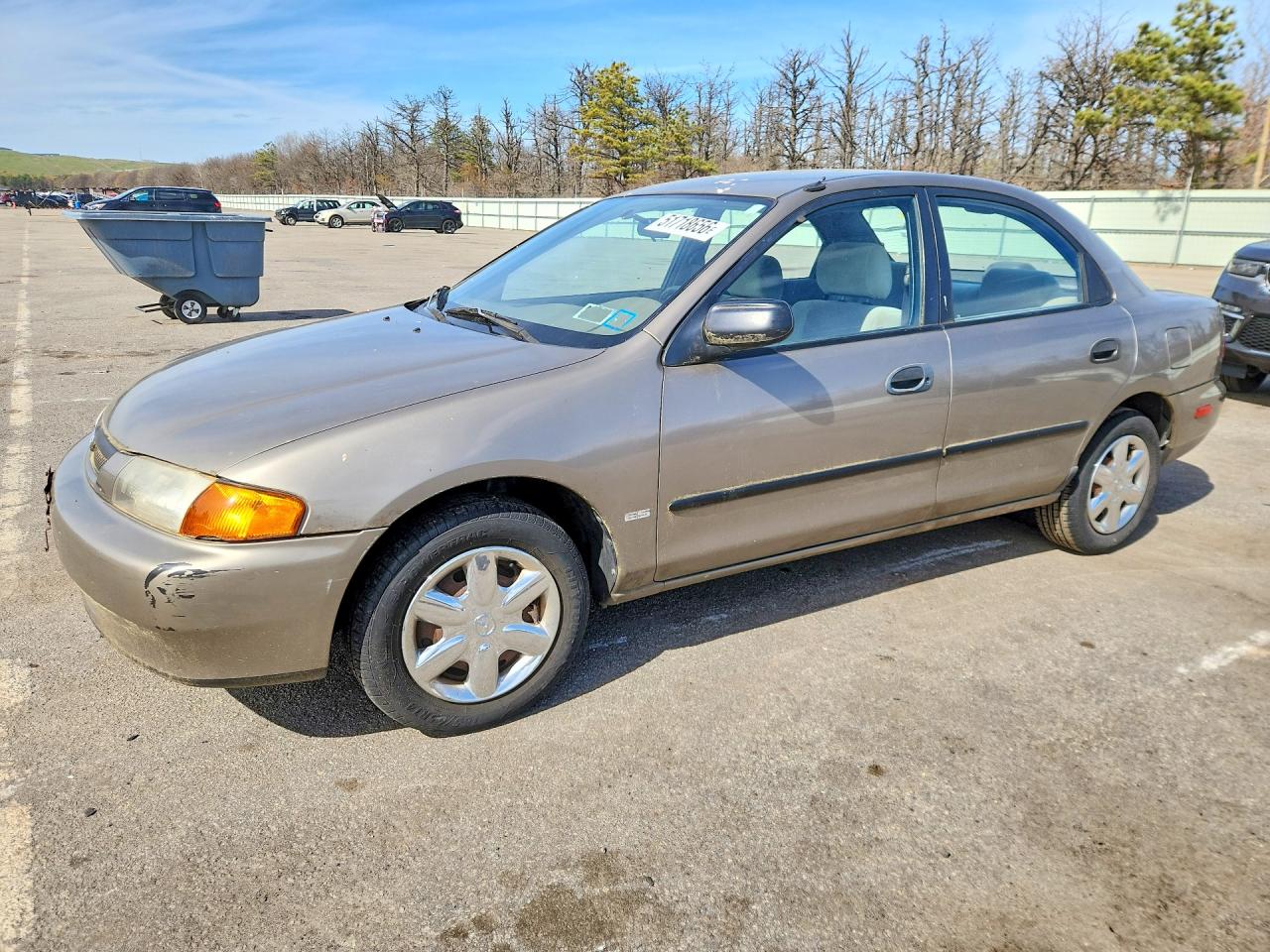 1998 Mazda Protege, VIN JM1BC1424W0219229 — Front end