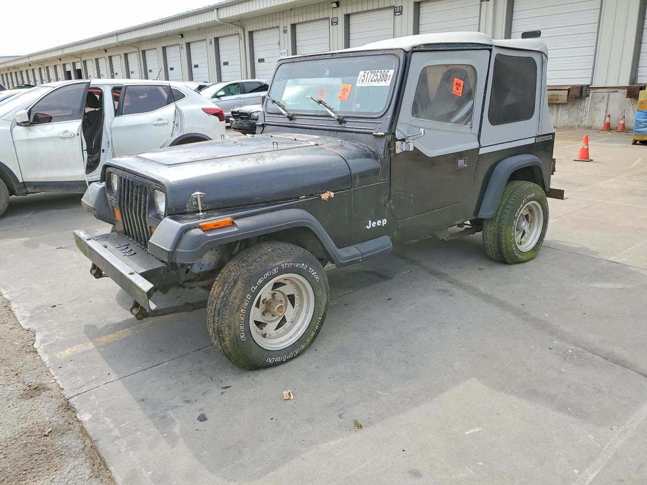 1989 Jeep Wrangler S, VIN 2J4FY19E5KJ135483 — Water / flood
