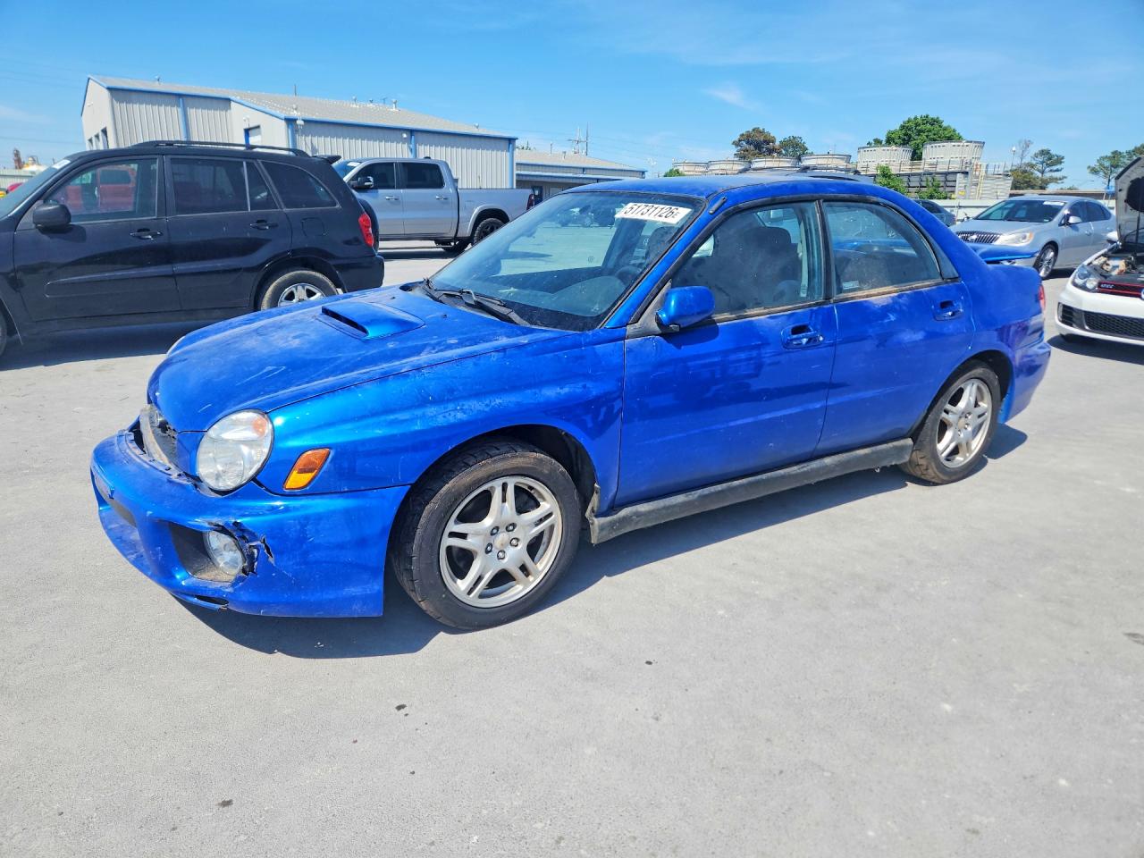 2003 Subaru Impreza WRX, VIN JF1GD29643G506731 — Перед