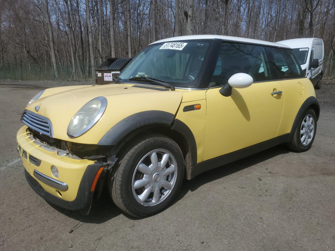 2003 MINI Hardtop, VIN WMWRC33453TE14621 — Frame damage