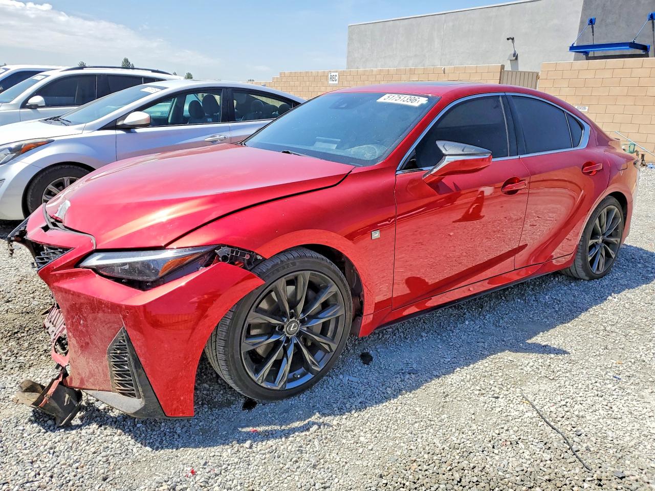 2021 Lexus IS 350 F Sport, VIN JTHGZ1B25M5042907 — Перед