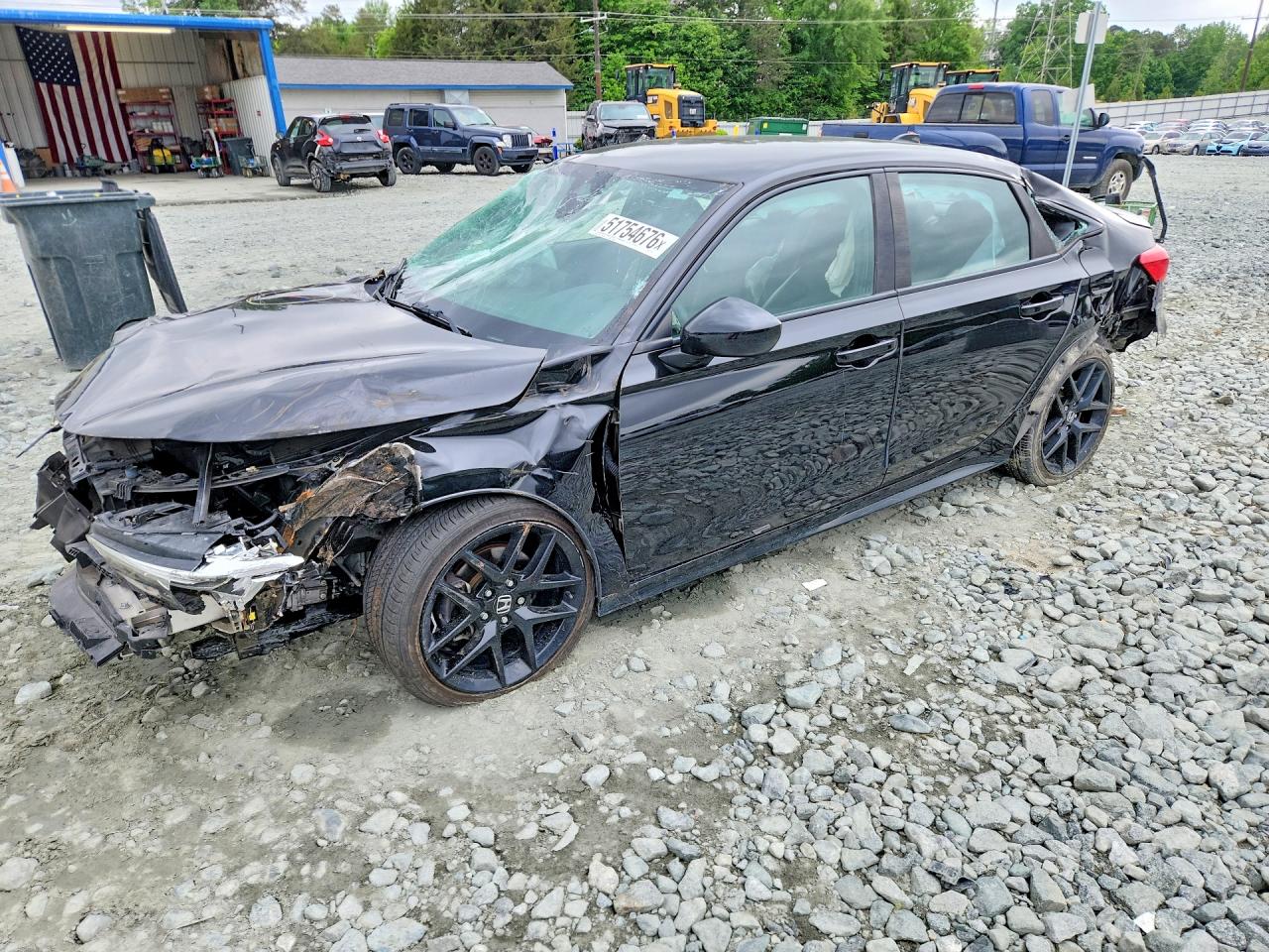 2022 Honda Civic Sport, VIN 2HGFE2F55NH510181 — Rollover