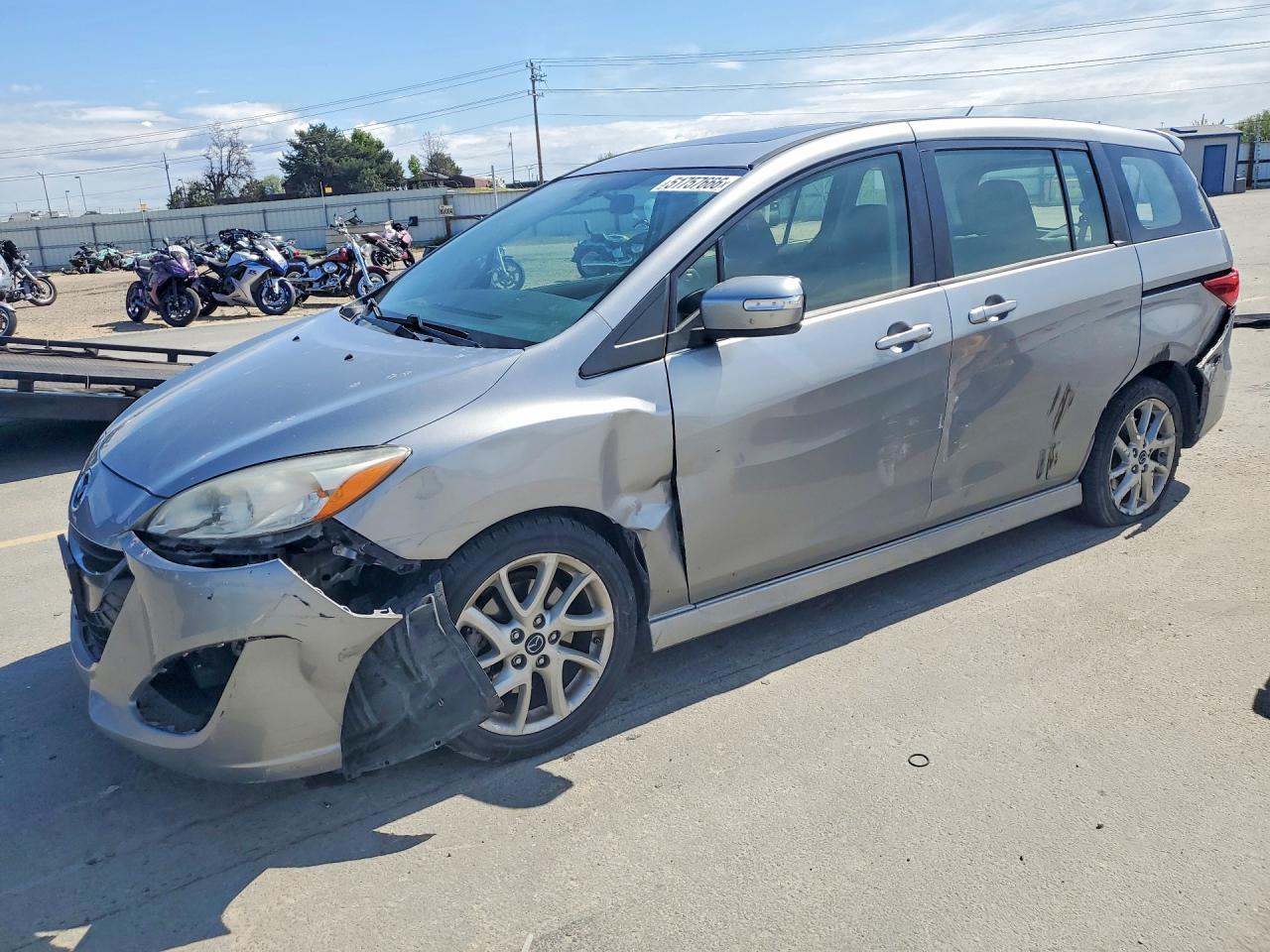 2015 Mazda 5 Grand Touring, VIN JM1CW2DL6F0189676 — Front end