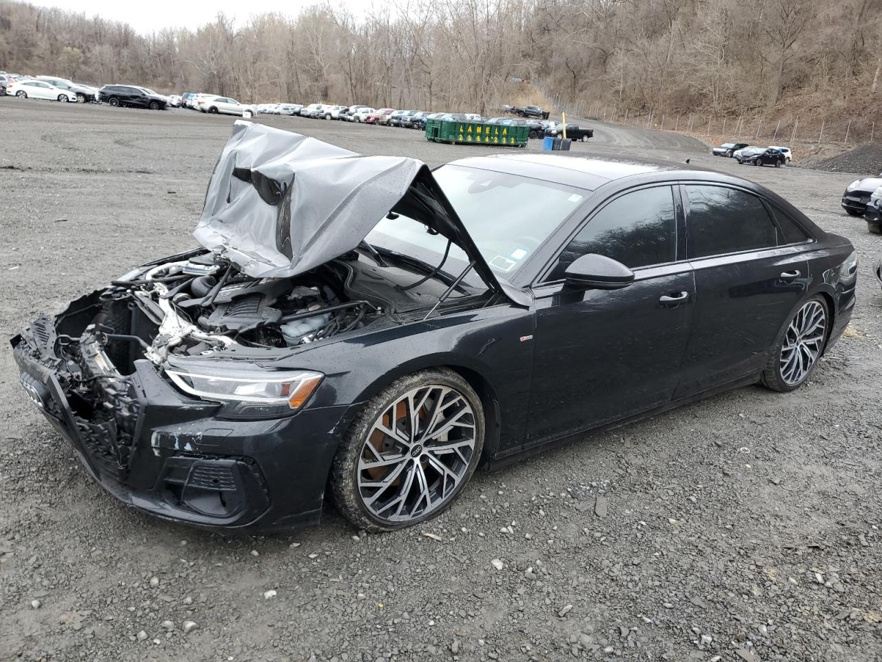 2022 Audi A8, VIN WAULDAF85NN004895 — Front end