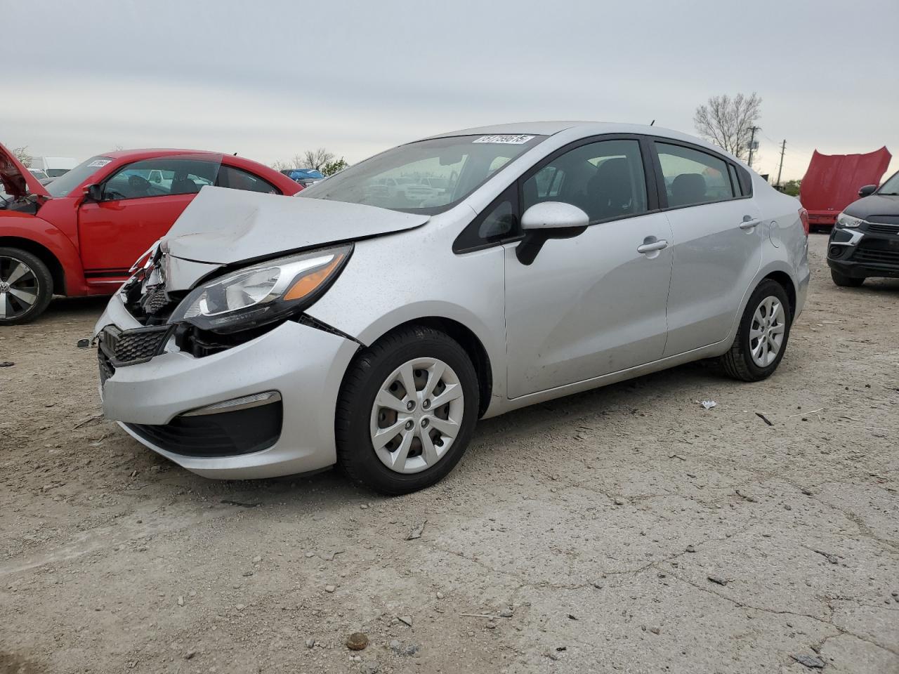 2016 Kia Rio LX, VIN KNADM4A39G6539596 — Front end