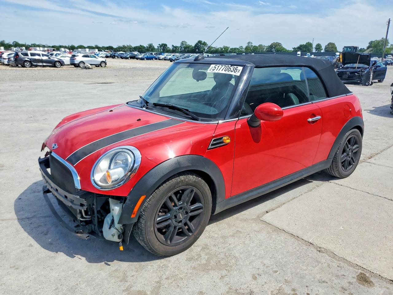 2013 MINI Convertible, VIN WMWZN3C50DT569241 — Front end